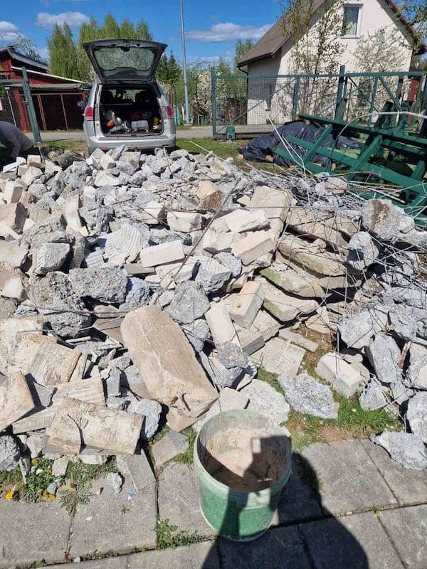 Išvežame betoną ir griovimo atliekas iš statybviečių Vilniuje