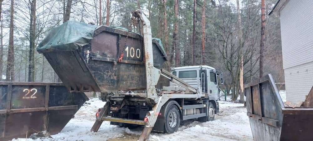 Nuomojame didelius konteinerius statybų ir atliekų tvarkymui Vilniuje