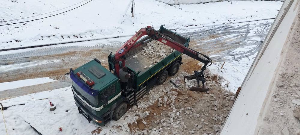 Statybinio laužo pakrovimas ir išvežimas Vilniuje