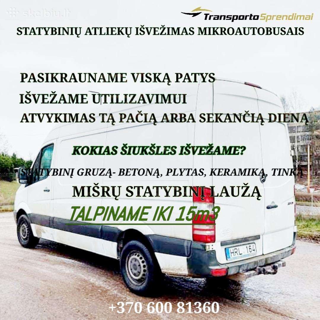 Greitas ir saugus statybinių šiukšlių išvežimas Vilniuje